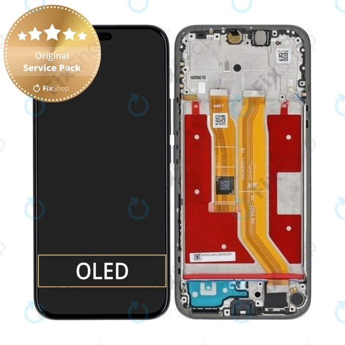 Honor 400 Lite - Écran LCD + Écran tactile + Cadre (Velvet Black) - 0235ANTF Genuine Service Pack