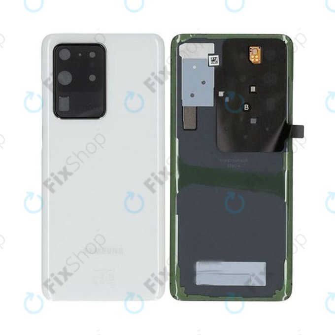 Samsung Galaxy S20 Ultra G988F - Cache batterie (Blanc nuage) - GH82-22217C Genuine Service Pack