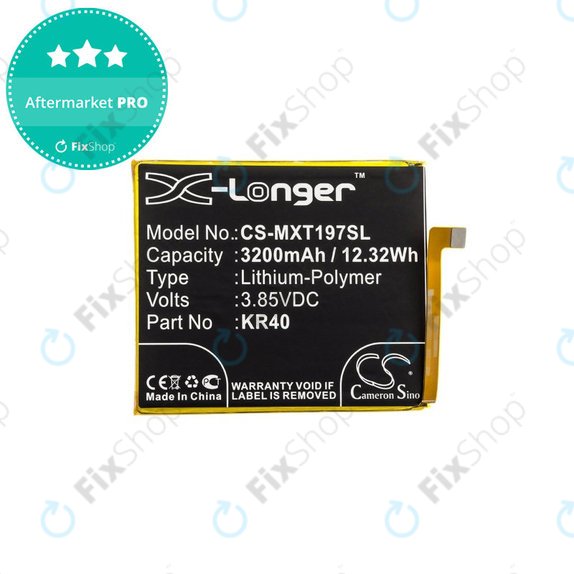 Batterie pour Motorola One Vision, 3200mAh, Li-Pol, 3.85 V, SB18C43602, HQ