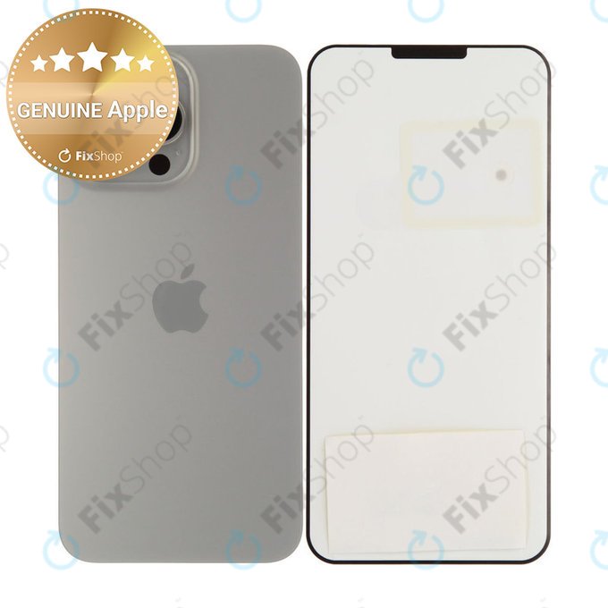Verre du boîtier arrière pour iPhone 15 Pro Max | Natural Titanium | 661-36909 | Genuine Apple