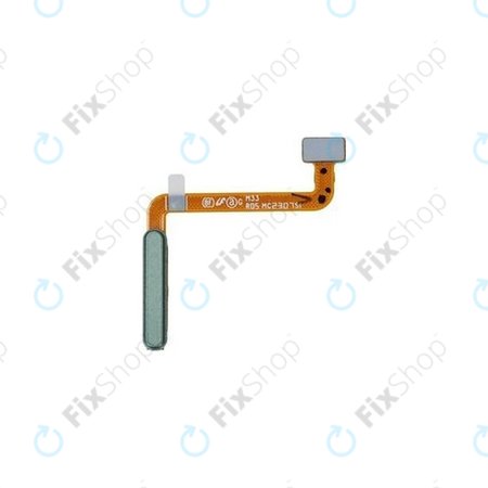 Samsung Galaxy M33 5G M336B - Capteur d'empreintes digitales + Câble flexible (Vert) - GH96-15066C Genuine Service Pack