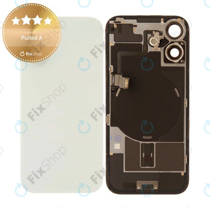 Verre de coque arrière pour iPhone 17, White, Pulled A