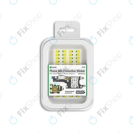 Autocollants de protection pour microphone de téléphone, 2UUL DA32, 500 pcs/pack