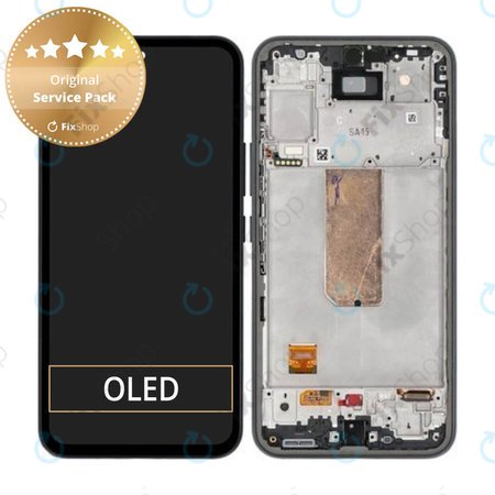 Samsung Galaxy A54 5G A546B - Écran LCD + Ecran Tactile + Cadre (Noir) - GH82-31231A, GH82-31232A Genuine Service Pack