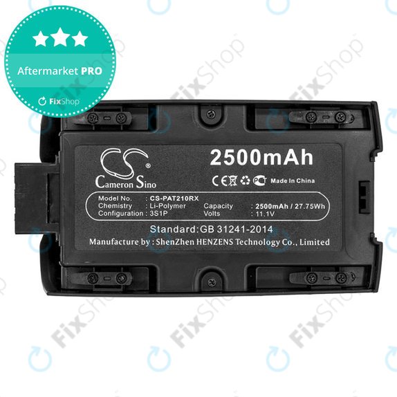 Batterie pour Parrot Bebop 2, Parrot Bebop 2 Pro, 2500mAh, Li-Pol, 11.1V, HQ