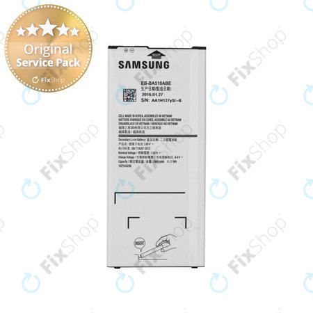 Samsung Galaxy A5 A510F (2016) - Batterie EB-BA510ABE 2900mAh - GH43-04563A, GH43-04563B Genuine Service Pack