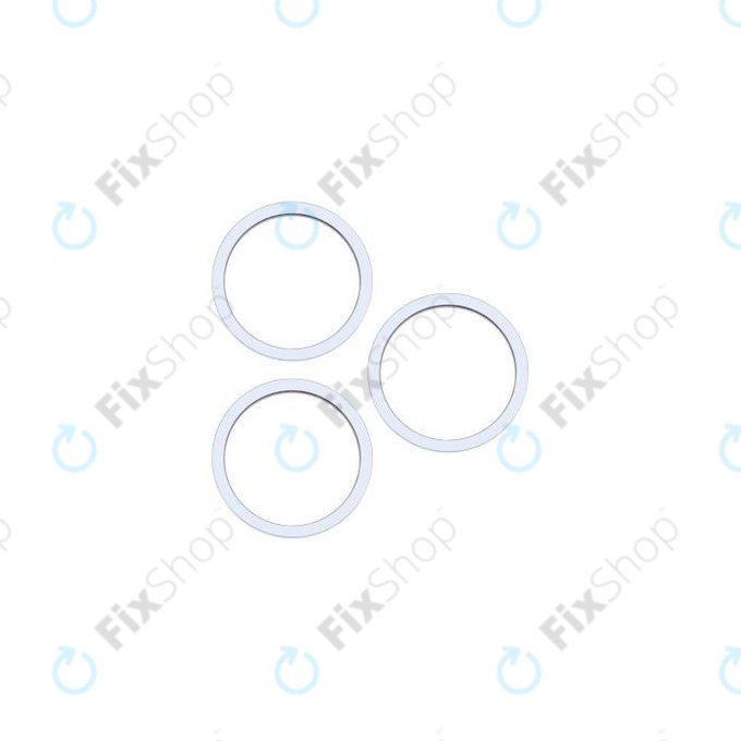 Apple iPhone 13 Pro, 13 Pro Max - Cadre d'objectif de caméra arrière (Bleu) - 3 pièces
