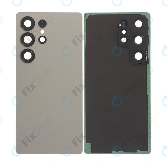 Samsung Galaxy S25 Ultra - Cache batterie complet (Titanium Gray)