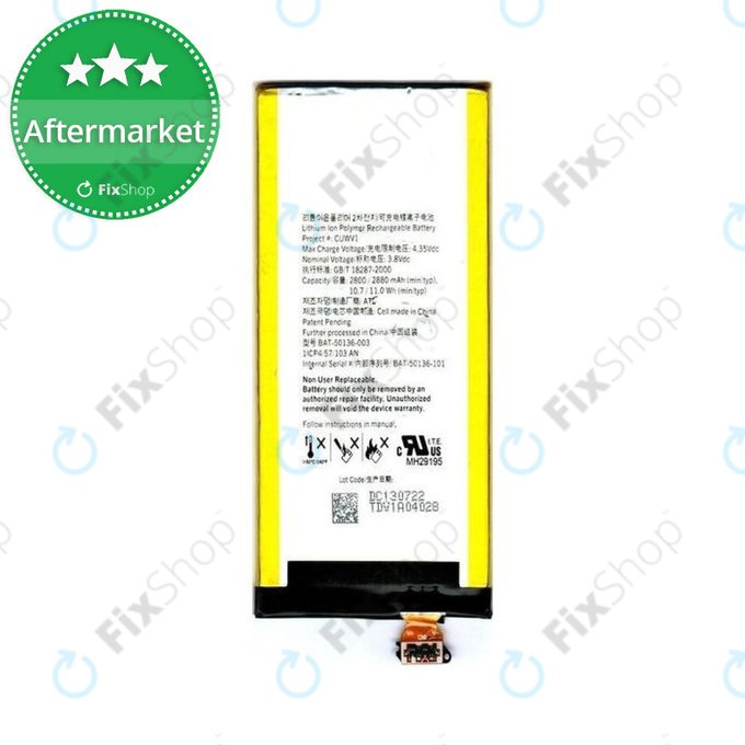 Blackberry Z30, Leap - Batterie BAT-50136-101 2880mAh