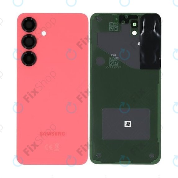 Samsung Galaxy S25 - Cache batterie (Coralred) - GH82-36295G Genuine Service Pack