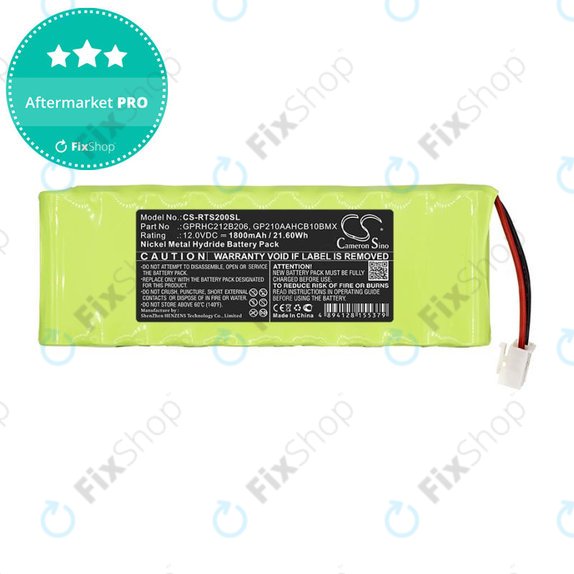 Batterie pour Roto RT2, Roto Sf G2, 1800mAh, Ni-MH, 12V, 2412-3011, HQ