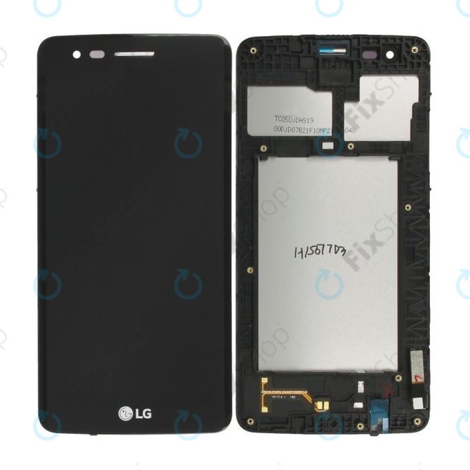 LG K8 M200N (2017) - Ecran LCD + Ecran Tactile + Cadre (Noir) - ACQ89343103 Genuine Service Pack