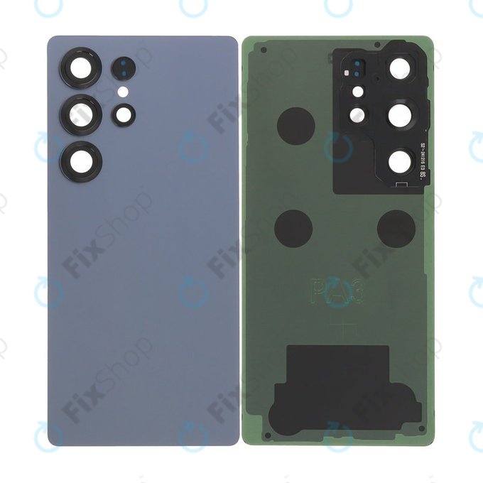 Samsung Galaxy S25 Ultra - Cache batterie complet (Titanium Silverblue)