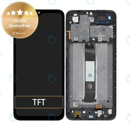 Xiaomi Redmi A2 - Écran LCD + Ecran Tactile + Cadre (Noir Classique) - 560001C3S200 Genuine Service Pack