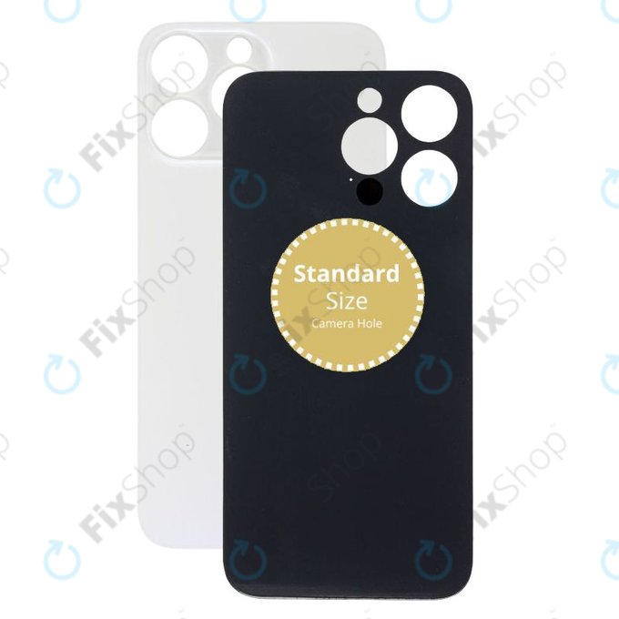 Apple iPhone 14 Pro Max - Verre du boîtier arrière (argent)
