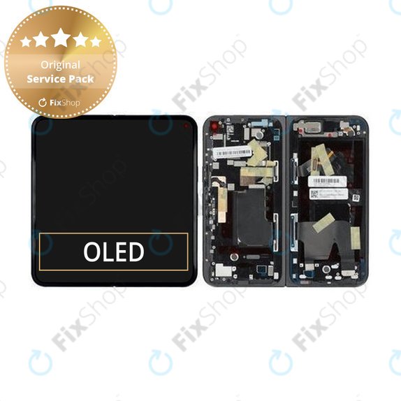 Écran pour Google Pixel 9 Pro Fold, Inner, Obsidian, tactile sans cadre, G949-00903-00, Genuine Service Pack