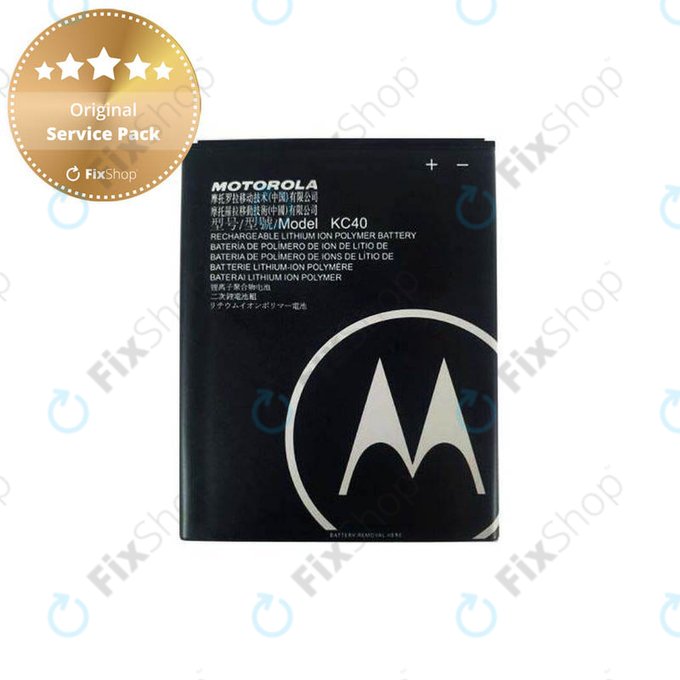 Motorola Moto E6 Plus, E6s - Batterie KC40 3000mAh - SB18C53772 Genuine Service Pack