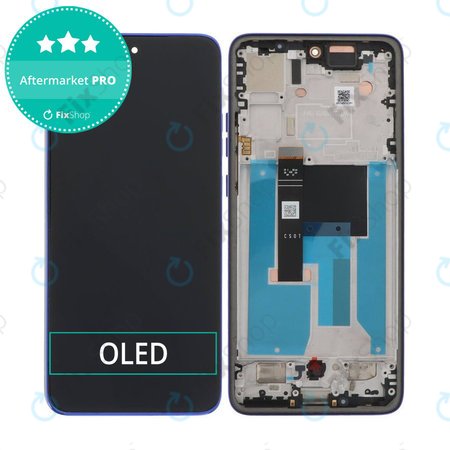 Motorola Edge 50 Neo - Écran LCD + Écran tactile + Cadre (Nautical Blue) OLED