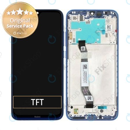 Xiaomi Redmi Note 8 - Écran LCD + Ecran Tactile + Cadre (Bleu Neptune) - 5600030C3J00 Genuine Service Pack