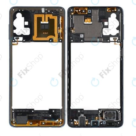 Samsung Galaxy M51 M515F - Cadre central (noir) - GH97-25354A Genuine Service Pack