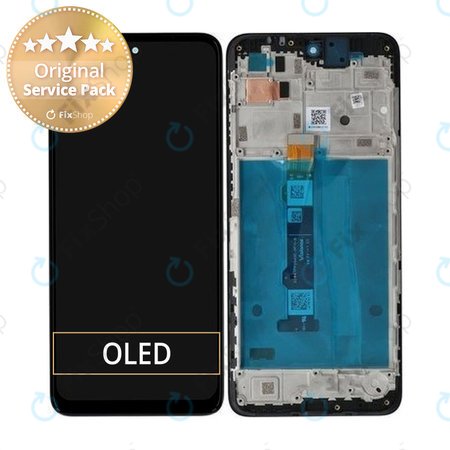 Motorola Moto G42 XT2233 - Écran LCD + Écran Tactile + Cadre (Vert Antlantique) - 5D68C21049 Genuine Service Pack