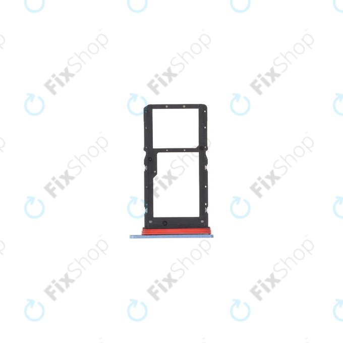 Slot Dual SIM pour Honor X6 VNE-LX1 VNE-LX2 (Blue)