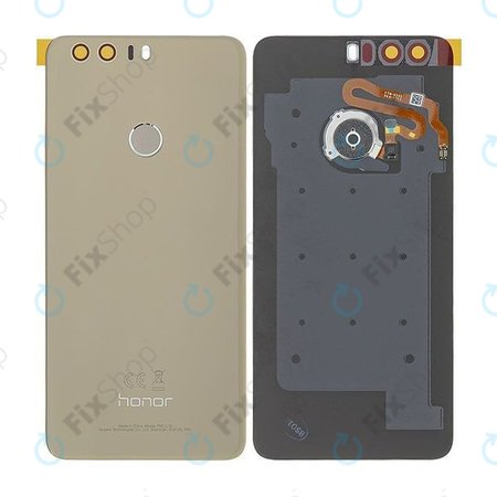 Huawei Honor 8 - Cache batterie + Capteur d'empreintes digitales (Or) - 02350YMX