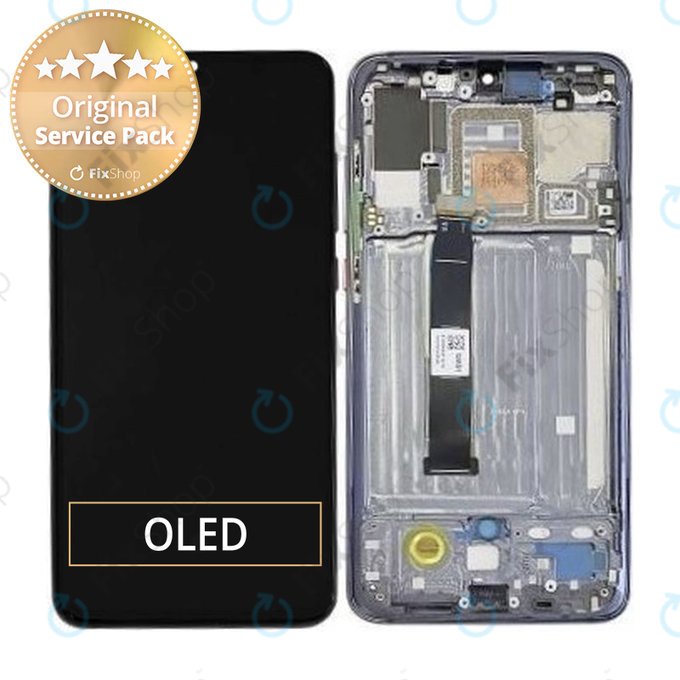 Xiaomi Mi 9 Pro 5G - Écran LCD + Ecran Tactile + Cadre (Noir Titane) - 5600030F1X00 Genuine Service Pack