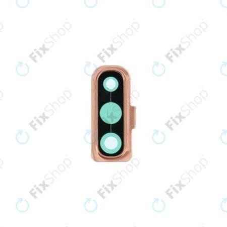 Samsung Galaxy A70 A705F - Cadre d'objectif de caméra arrière (corail) - GH98-44197D Genuine Service Pack
