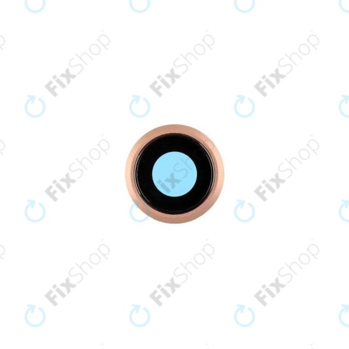 Apple iPhone 8 - Objectif d'appareil photo + cadre (Or)