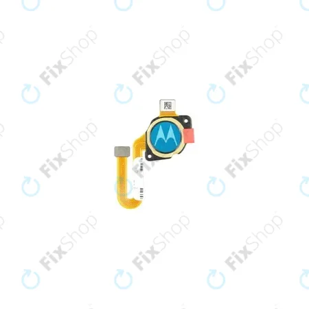Motorola Moto G50 XT2142 - Capteur d'empreintes digitales + câble flexible (vert aqua) - SC98D01136 Genuine Service Pack