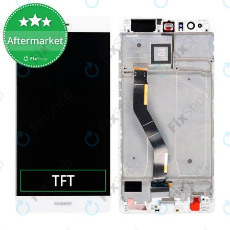 Huawei P9 Plus - Écran LCD + Écran tactile + Cadre (Blanc)