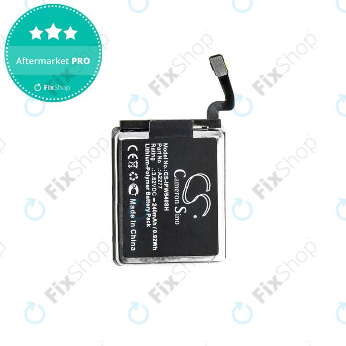 Apple Watch 5, SE 40mm - Batterie 240mAh HQ