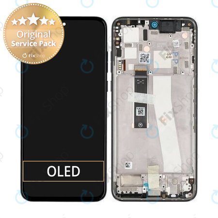 Motorola Edge 30 Neo XT2245 - Écran LCD + Dotykové Sklo + Rám (Black Onyx) - 5D68C21403 Genuine Service Pack