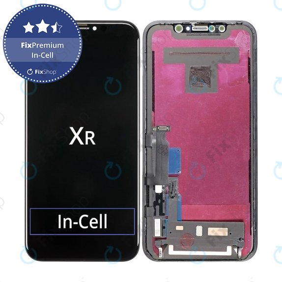 Écran In-Cell pour iPhone XR, Tactile avec cadre, FixPremium