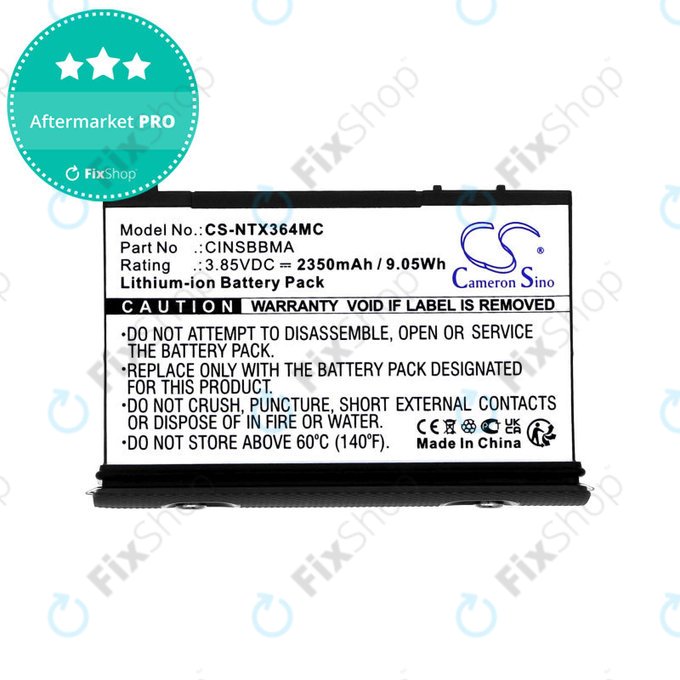 Batterie pour Insta360 One X4, 2350mAh, Li-Ion, 3.85V, CINSBBMA, HQ