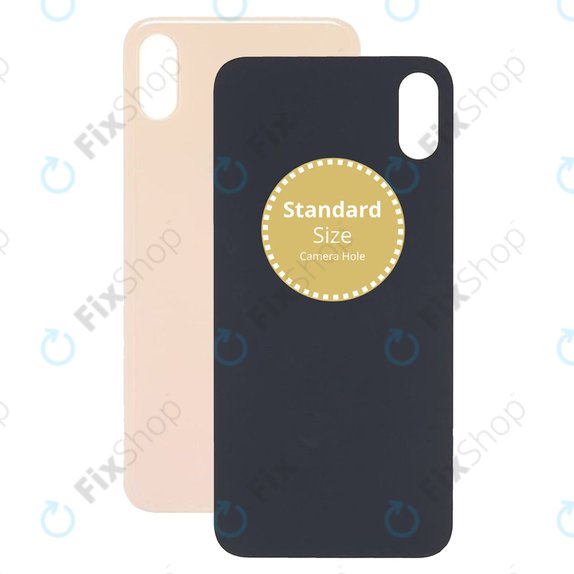 Apple iPhone XS - Verre du boîtier arrière (Or)