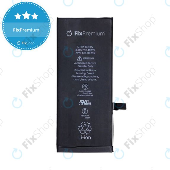 Batterie pour iPhone 7, 1960mAh, FixPremium