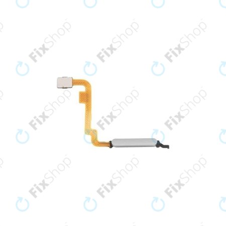 Xiaomi Redmi Note 10S - Capteur d'empreintes digitales + Câble flexible (Blanc galet)