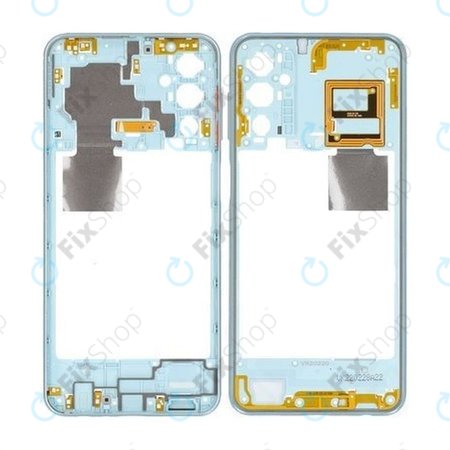 Samsung Galaxy M23 5G M236B - Cadre central (bleu clair) - GH98-47400C Genuine Service Pack