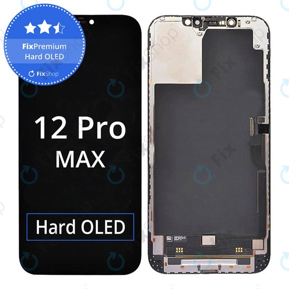 Écran Hard OLED pour iPhone 12 Pro Max, Tactile avec cadre, FixPremium