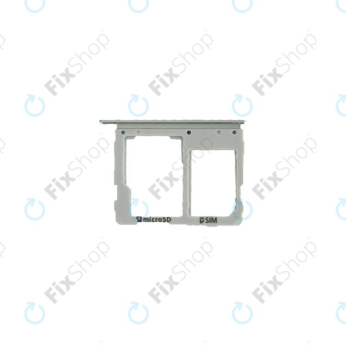 Samsung Galaxy Tab S3 T820, T825 - Plateau SIM + SD (Argent) - GH98-41378B Genuine Service Pack