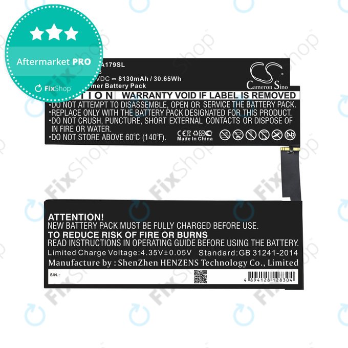 Apple iPad Pro 10.5 (2017) - Batterie A1798 8130mAh HQ