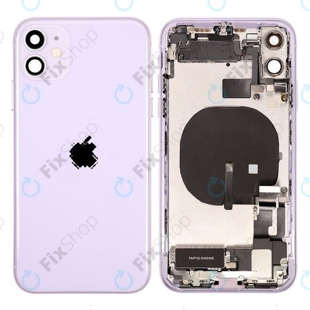 Apple iPhone 11 - Petites pièces du boîtier arrière (violet)