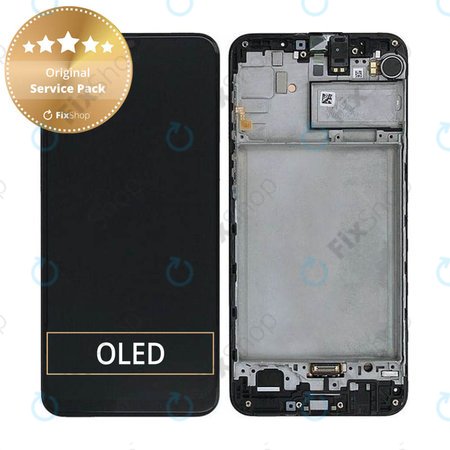 Samsung Galaxy M21 M215F - Écran LCD + Ecran Tactile + Cadre (Noir) - GH82-22509A, GH82-22836A, GH82-21266A, GH82-21265A Genuine Service Pack