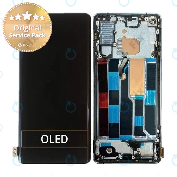 Oppo Reno 4 Pro 5G - Écran LCD + Vitre Tactile + Cadre - REF-OPPOR4P5G01 Genuine Service Pack