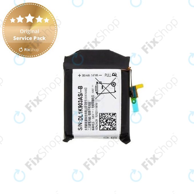 Samsung Gear S3 Frontier R760, R765, Classic R770 - Batterie EB-BR760ABE 380mAh - GH43-04699A Genuine Service Pack