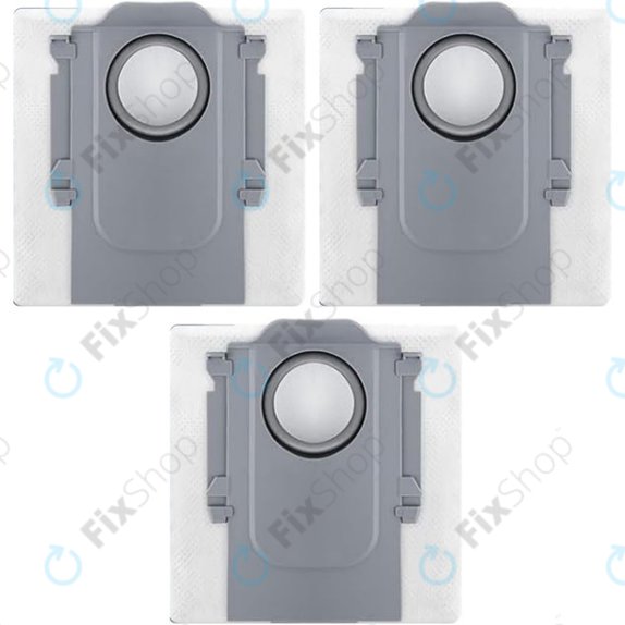 Sac à poussière, 3 pièces pour Xiaomi Roborock Qrevo Curv, Qrevo Edge, S8 MaxV Ultra, S8 Max Ultra, Saros 10, Saros 10R, QV-series