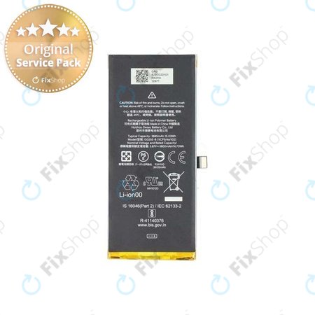 Google Pixel 4a 5G - Batterie 3885mAh GT025E-B - G823-00201-01 Genuine Service Pack