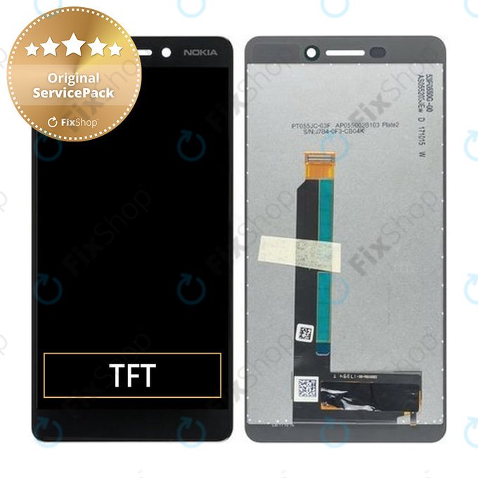 Nokia 6.1 - Écran LCD + Écran tactile - 20PL2BW0001 Genuine Service Pack